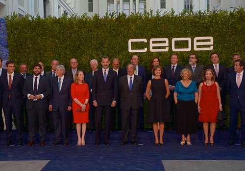 S. M. El Rey Felipe VI en el 40 aniversario de CEOE