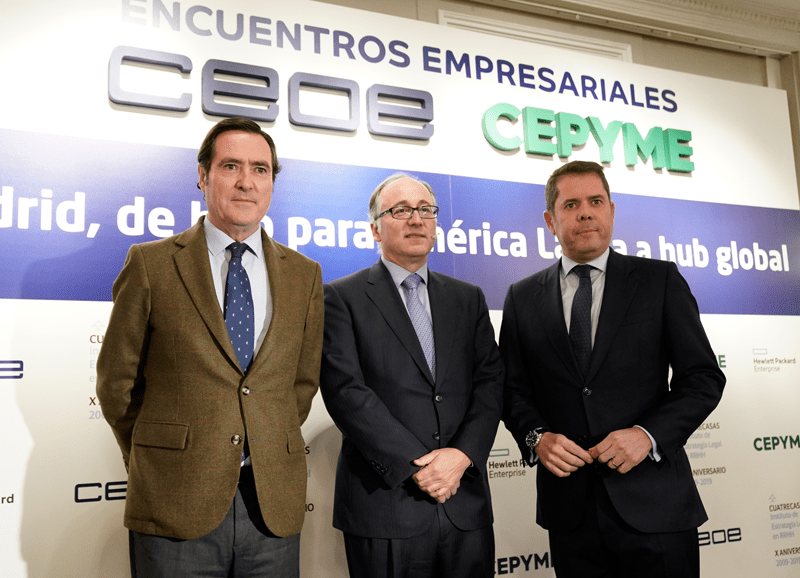 El presidente de Iberia afirma que la mejor forma de proteger el empleo es empresas fuertes|CEOE