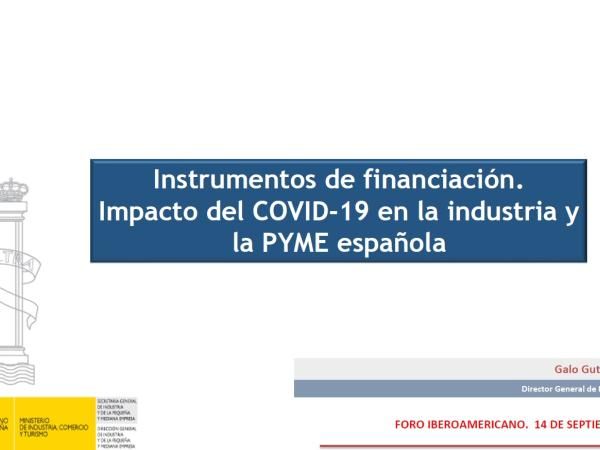Instrumentos de financiación: impacto del COVID-19 en la industria y la pyme española