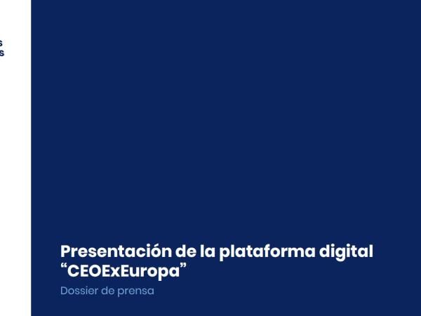 Presentación plataforma "CEOExEuropa"