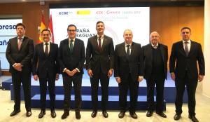 Participantes en el Encuentro Empresarial España-Paraguay en CEOE