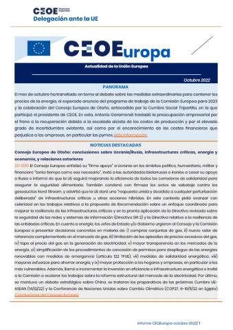 CEOE Europa - Octubre 2022