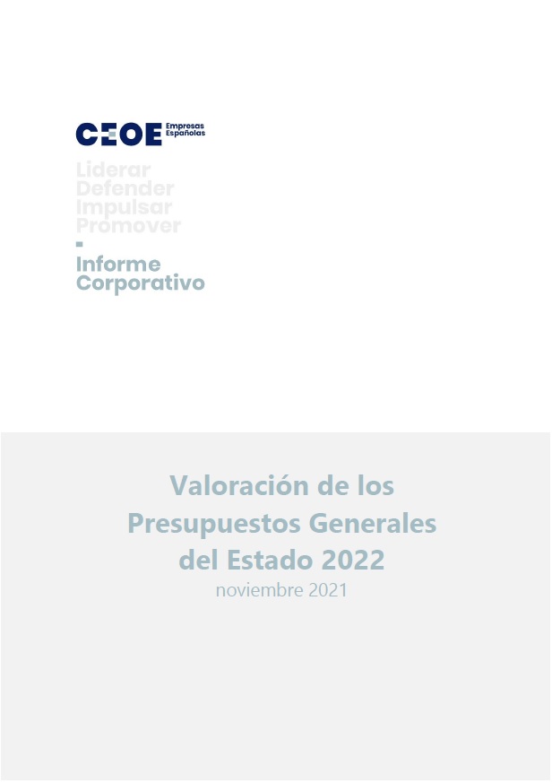 Valoración Presupuestos Generales del Estado 2022