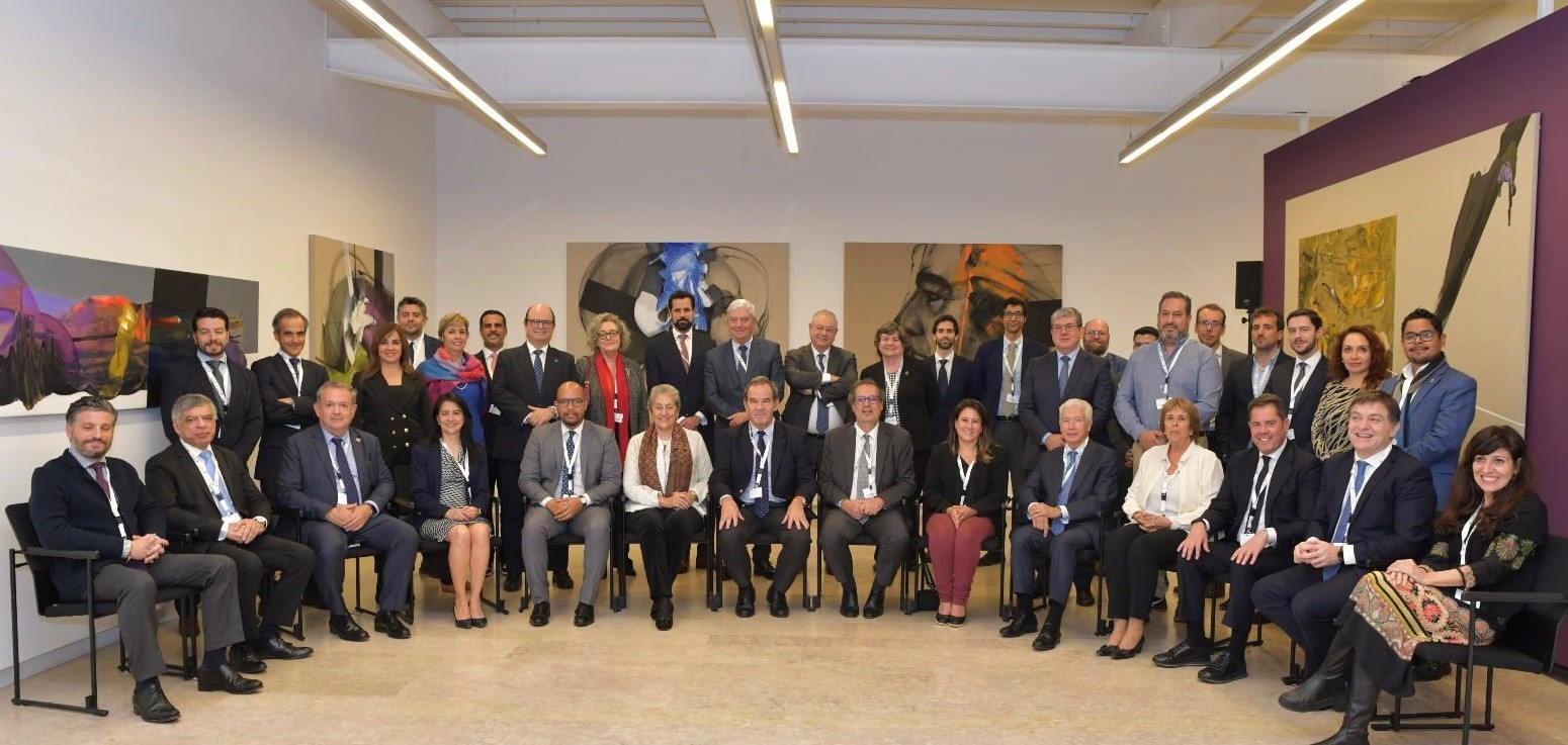 Presidentes de organizaciones empresariales asistentes al V Foro Iberoamericano Mipyme