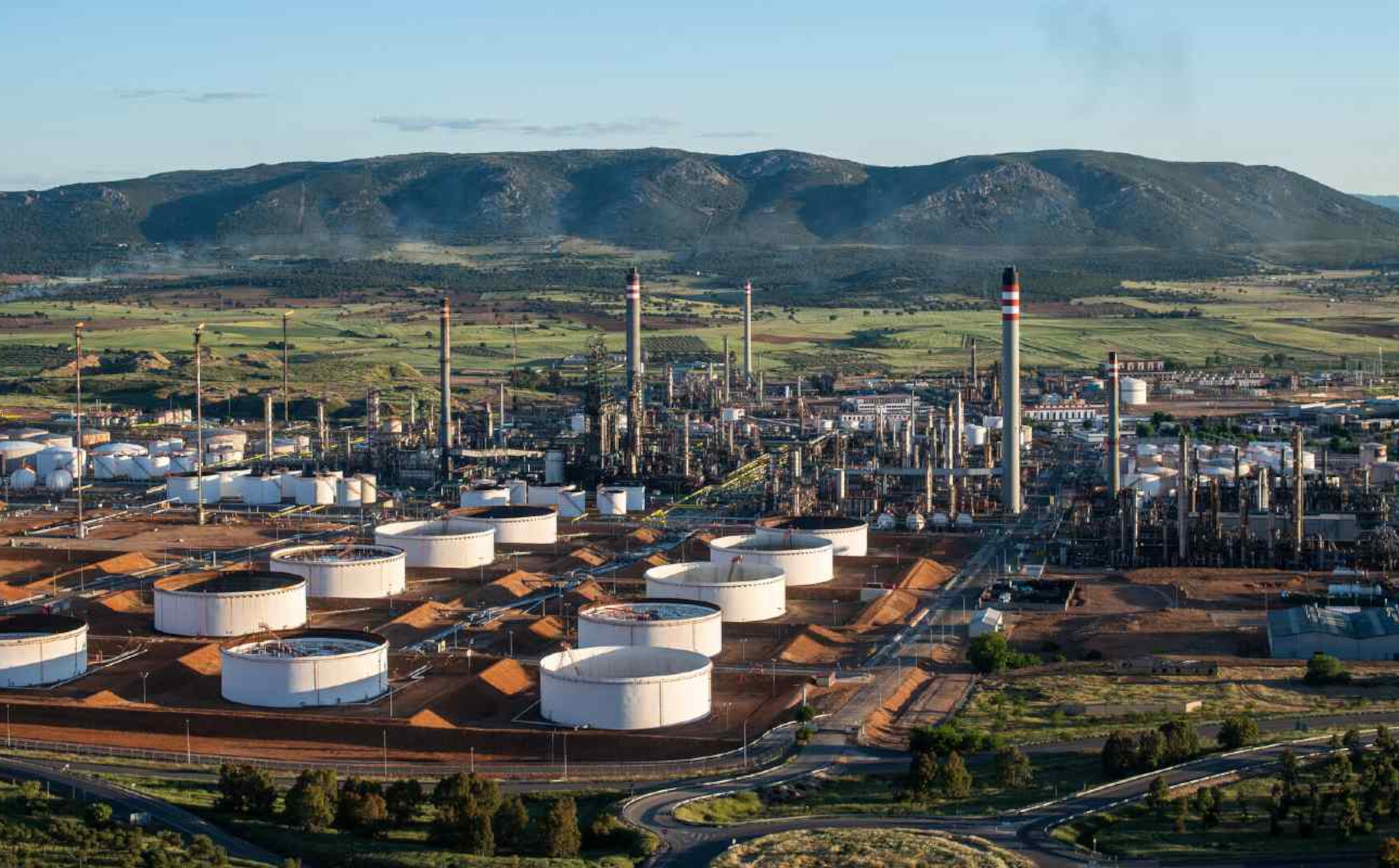 Complejo industrial de Repsol en Puertollano