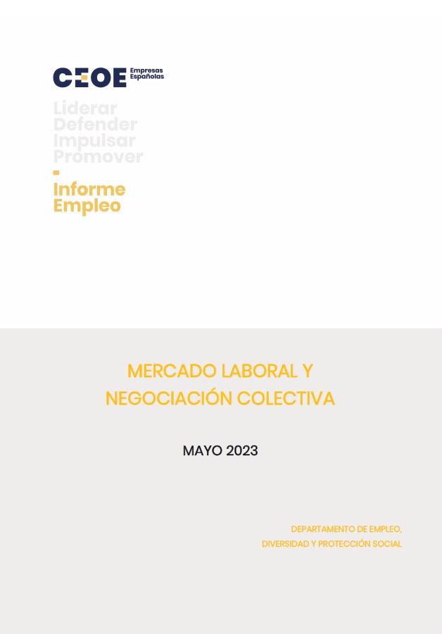 Mercado laboral y negociación colectiva - Mayo 2023