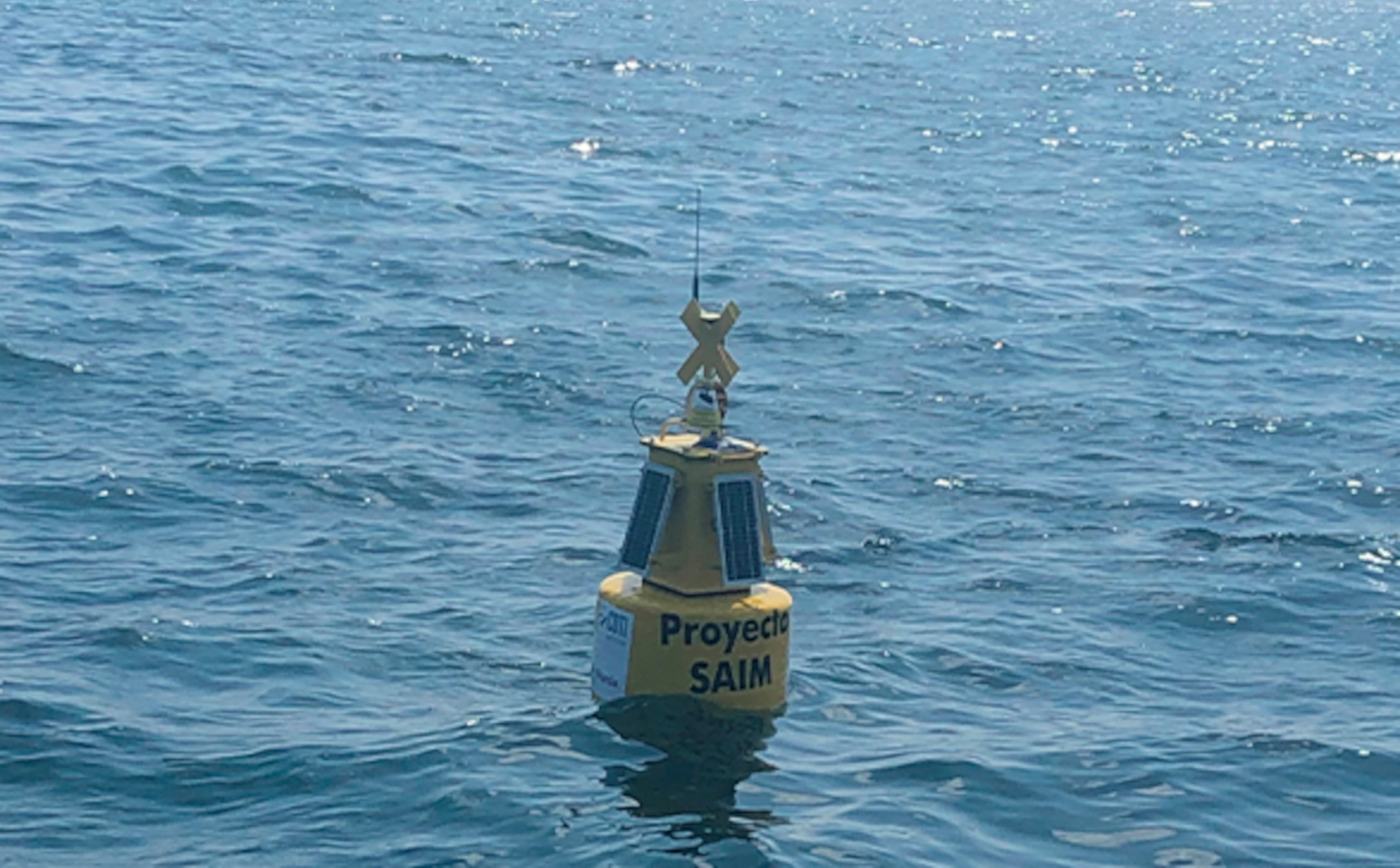 Boya marina para la monitorización de calidad de aguas