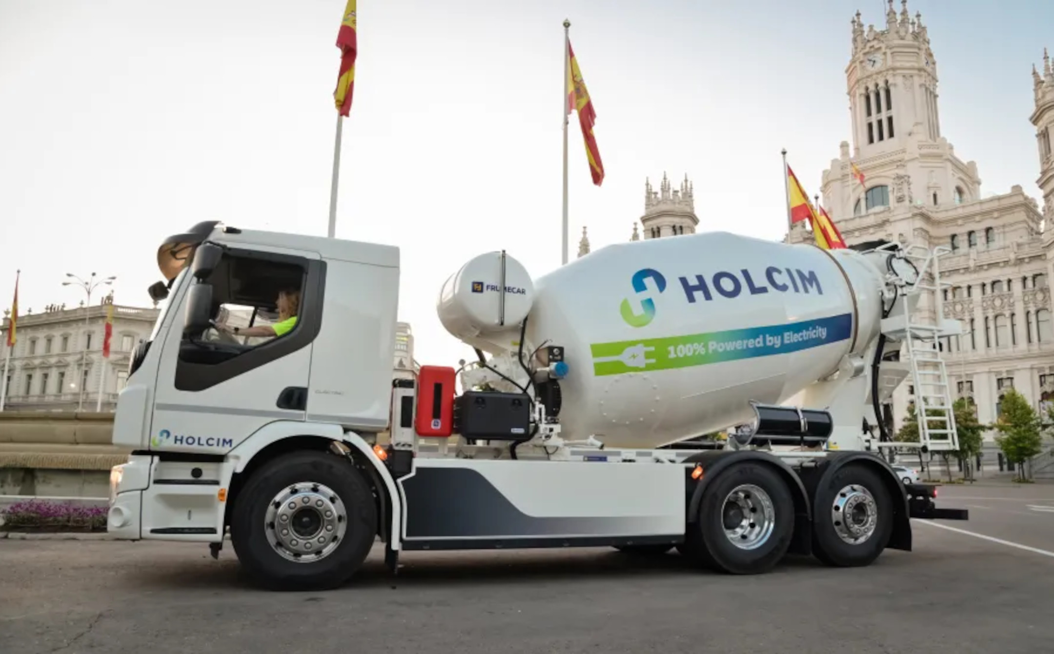 Hormigonera eléctrica de Holcim