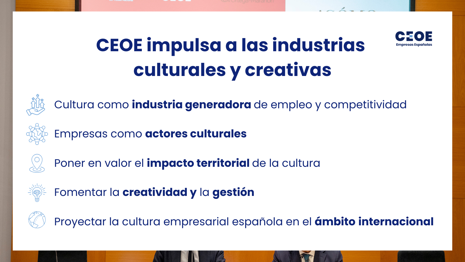 Ejes cultura CEOE