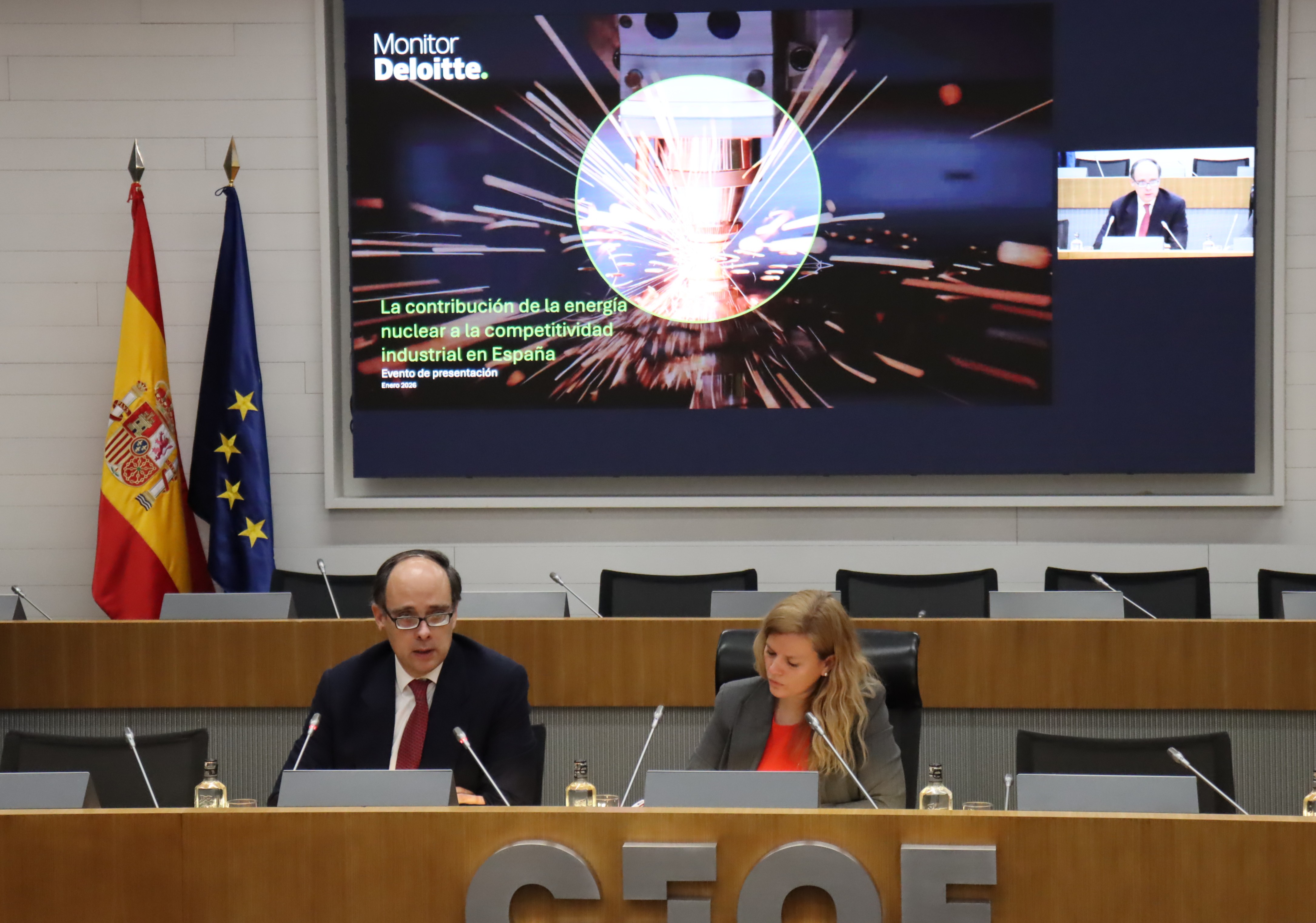 jornada energía nuclear Monitor Deloitte Cristina Riestra y Laureano Álvarez