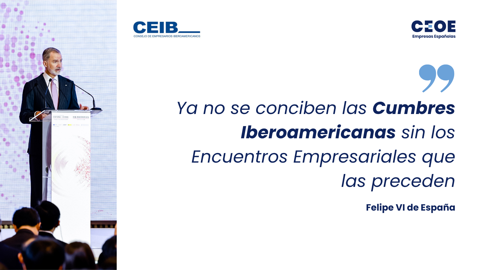 Felipe VI Cumbre Iberoamericana