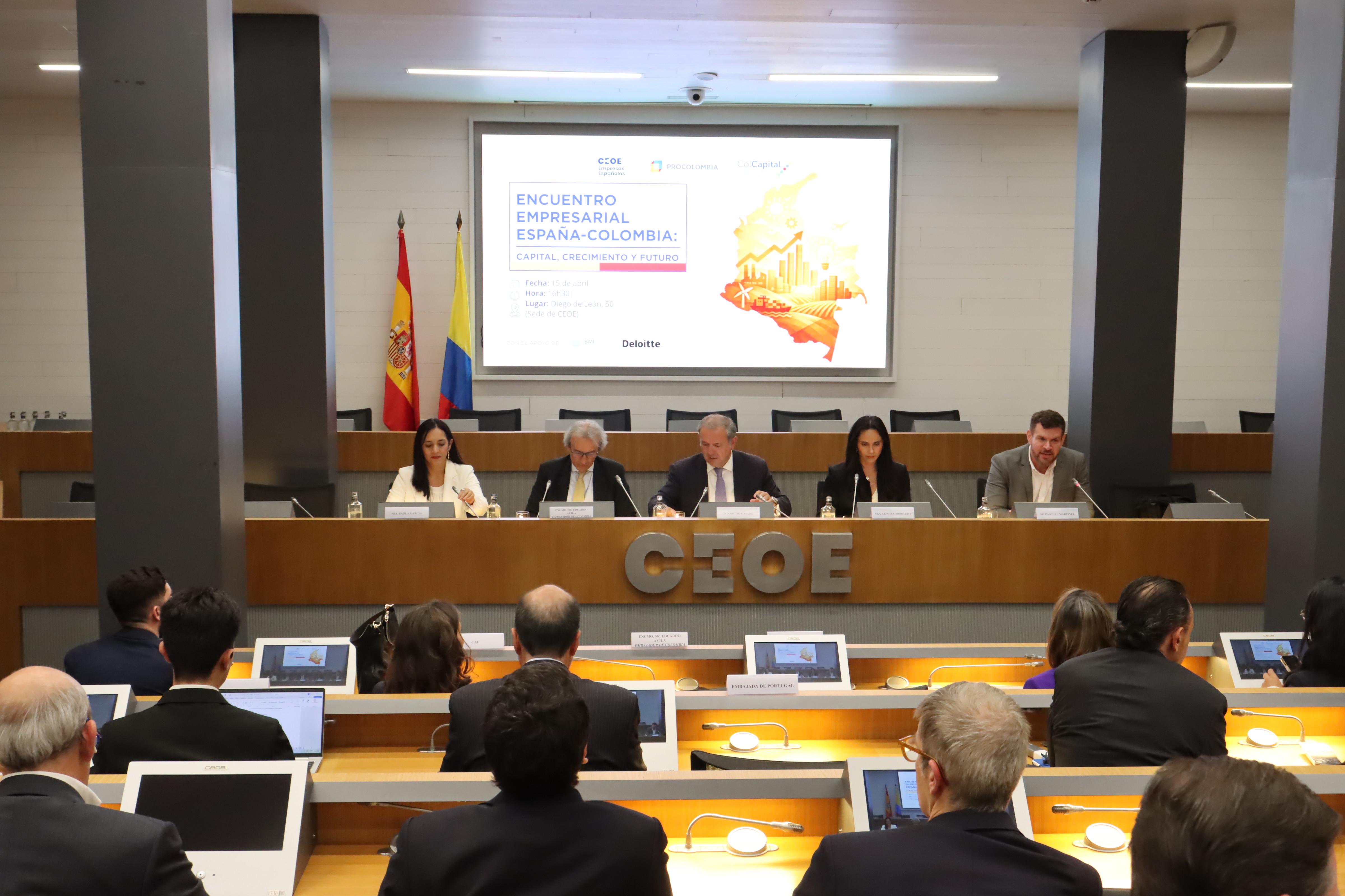 Encuentro empresarial Colombia en CEOE