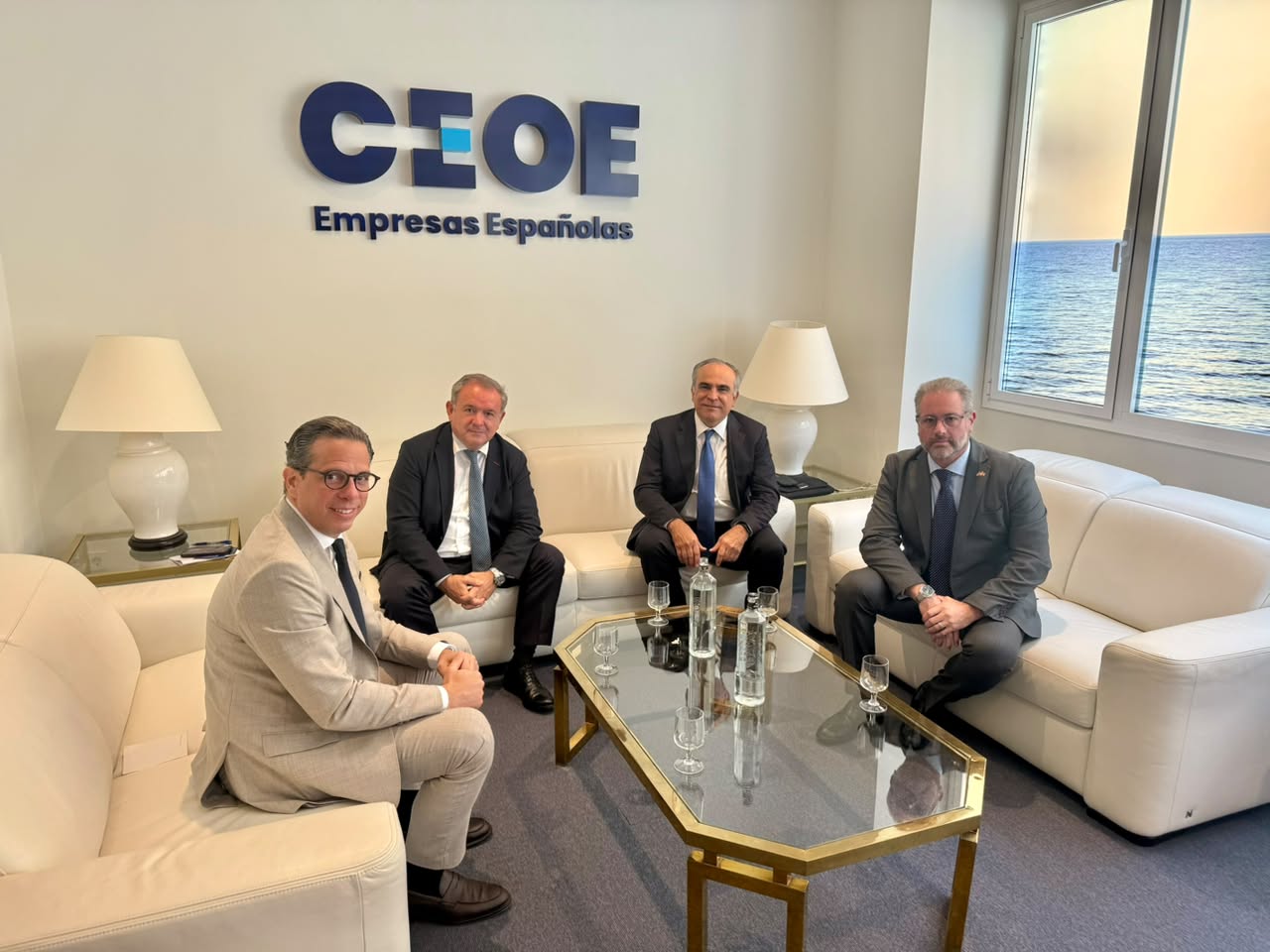 Reunión en CEOE con los máximos representantes de CONEP-República Dominicana
