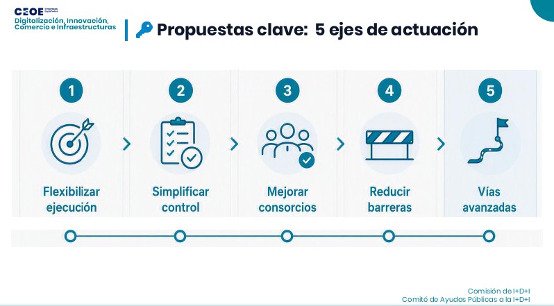 5 ejes ley de subvenciones 
