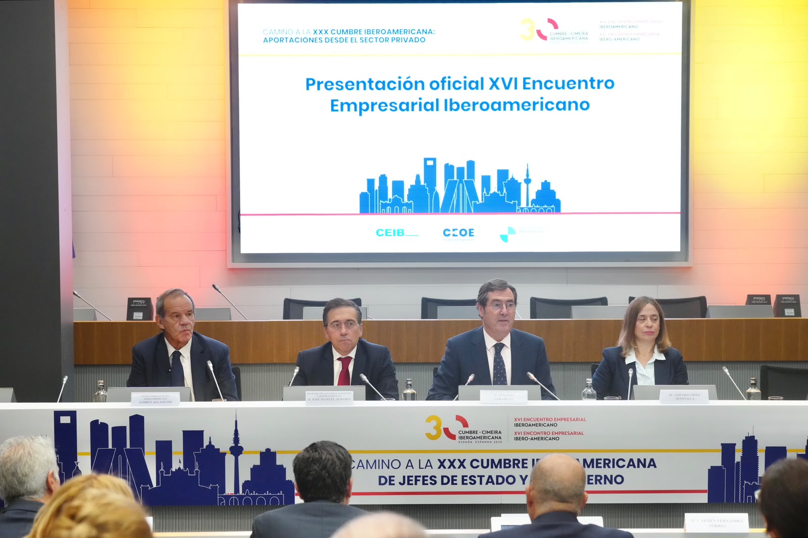 Presentación del XVI Encuentro Empresarial Iberoamericano en CEOE