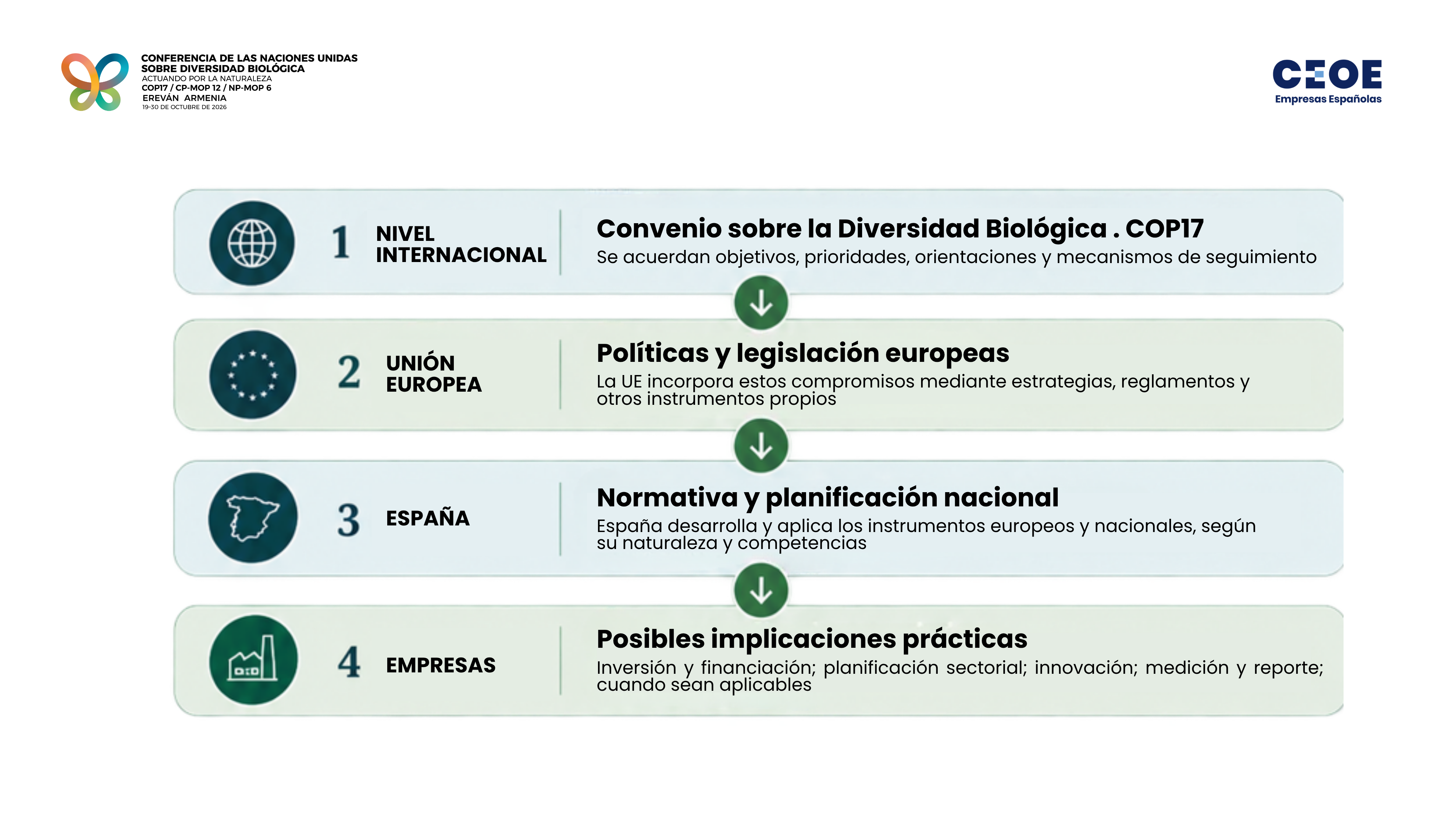 Marco normativo y aplicación de la biodiversidad