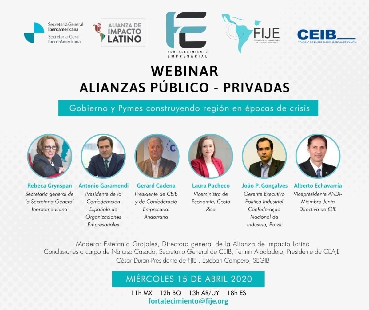 Webinar "Alianzas público-privadas"