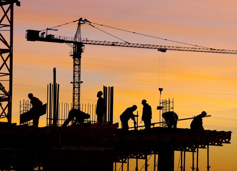 Imagen de una construcción en obras