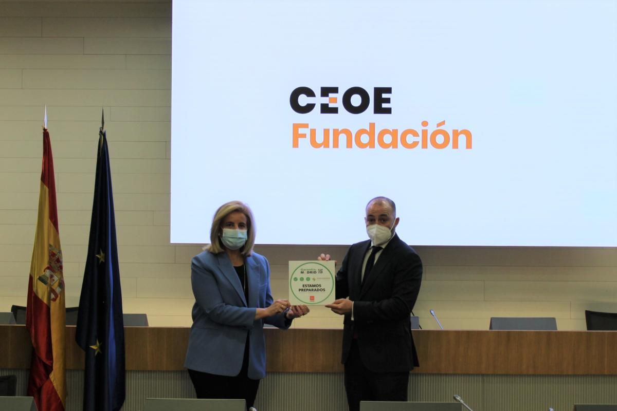 Fundación CEOE sello Garantía Madrid