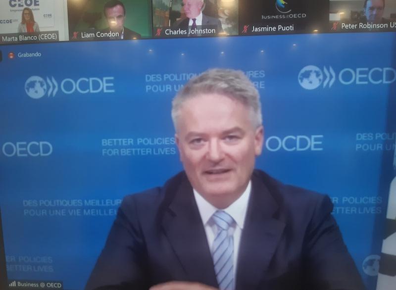 Matthias Corman, secretario general de la OCDE