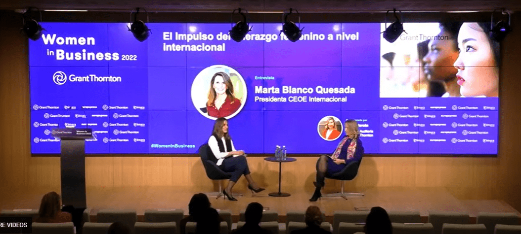 La presidenta de CEOE Internacional, Marta Blanco, ha participado en la jornada ‘Women in business 2022: La era del talento’