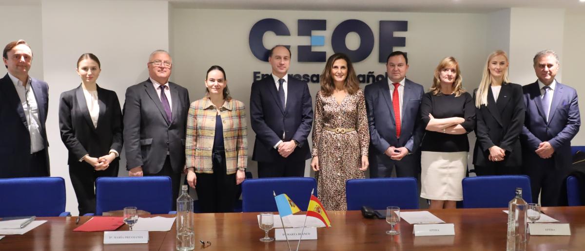 Reunión de CEOE Internacional con el director general de Invest Moldova, Marin Ciobanu