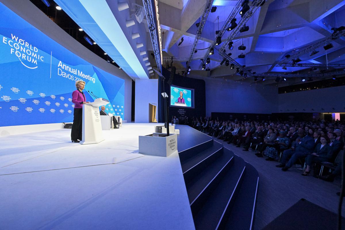 Ursula von der Leyen en el Foro Económico Mundial de Davos