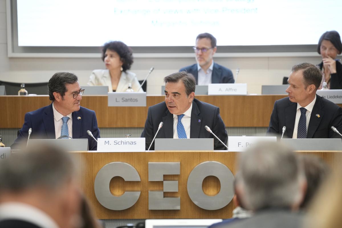 Schinas interviene ante el COPRES