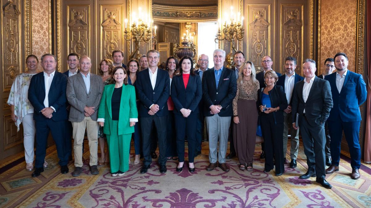 Reunión con la ministra de Planificación y Presupuestos de Brasil, Simone Tebet