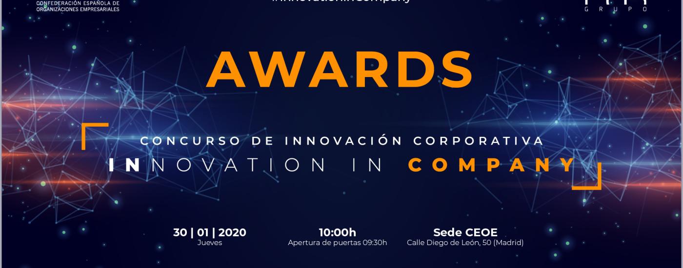 ‘Innovation In Company’ aspira a convertirse en un referente en el ecosistema de la innovación, detectando startups de alto potencial, que nace con el objetivo de fomentar y premiar la innovación en cada uno de los sectores productivos más relevantes.