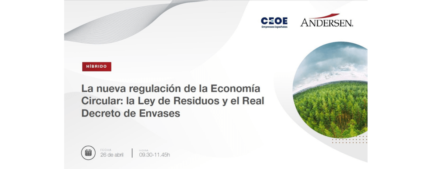 “La nueva regulación de la Economía Circular”,