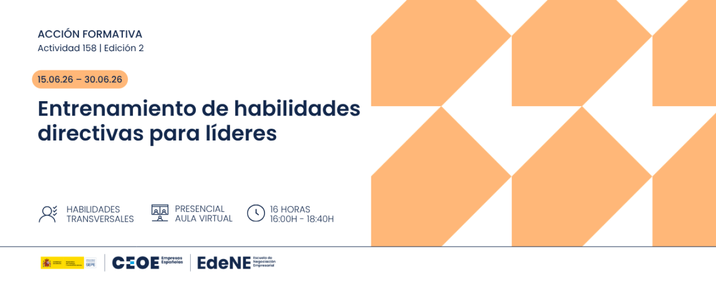 ‘Entrenamiento de habilidades directivas para líderes’.