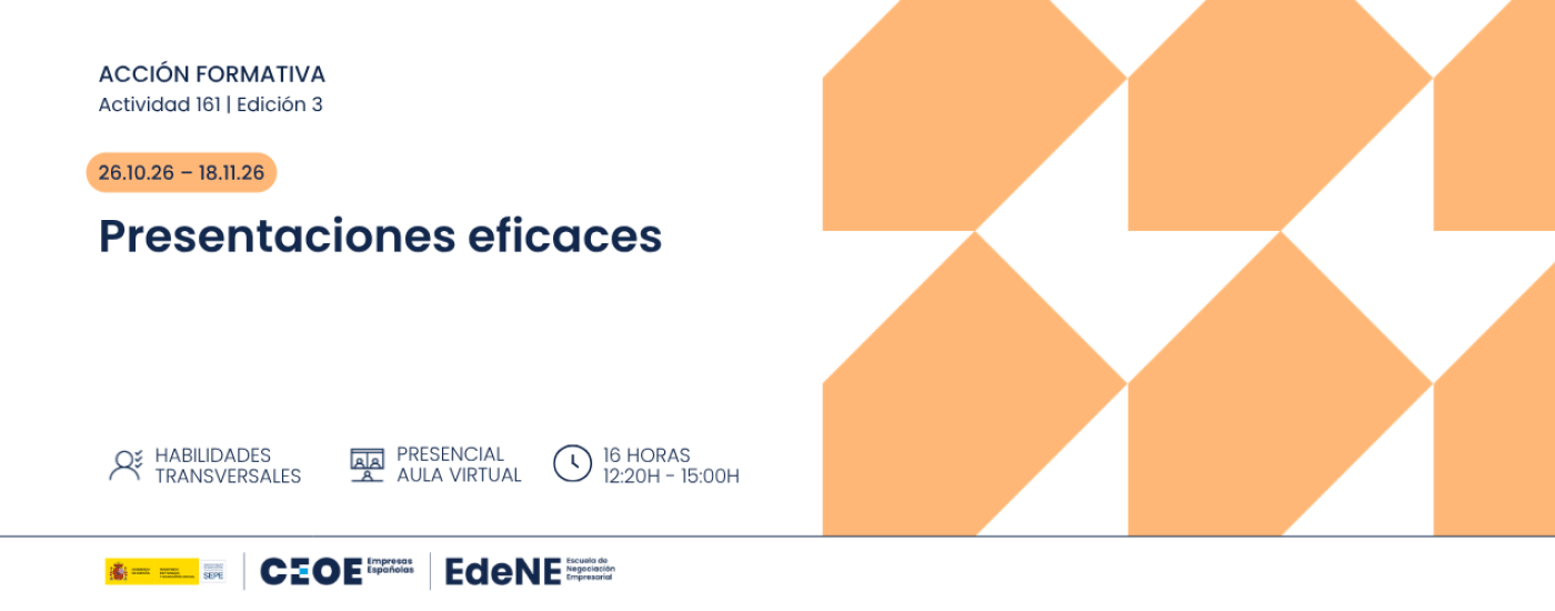 Acción formativa #EdeNE - ‘Presentaciones Eficaces’.