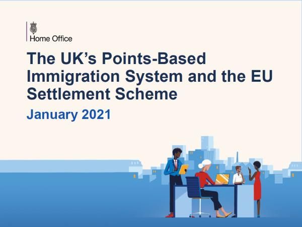 The UK's points based inmigration system and the EU settlement scheme