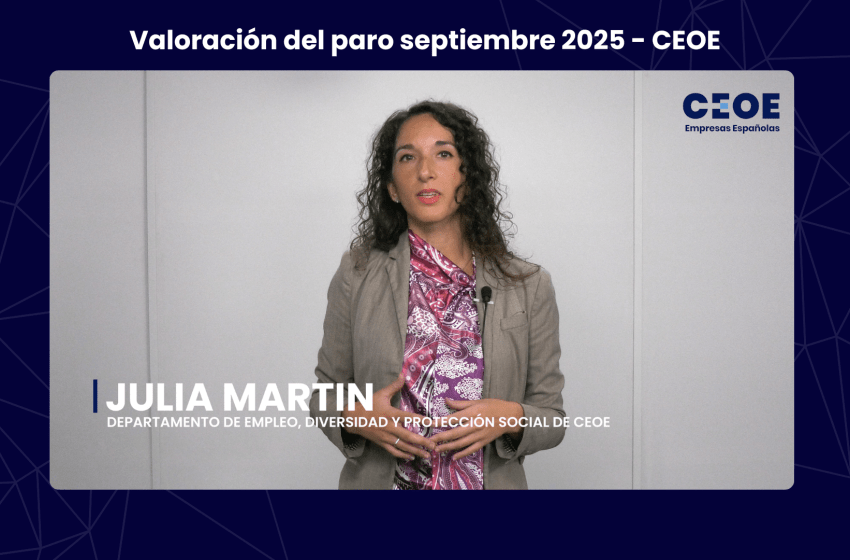 Valoración del paro septiembre 2025
