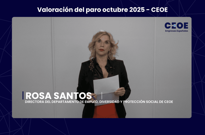 Valoración del paro octubre 2025 - CEOE