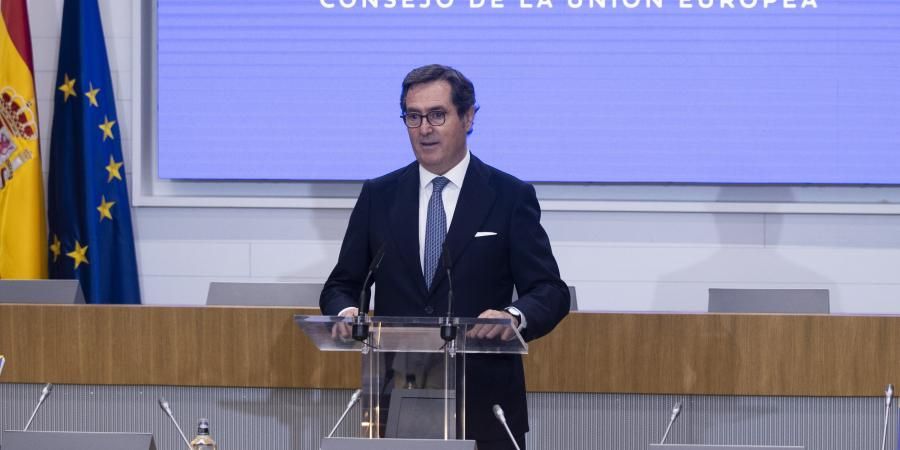 El presidente de CEOE, Antonio Garamendi, en el 'Foro Resilient EU2030'