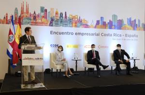Intervención del presidente de CEOE durante el Encuentro Empresarial España-Costa Rica