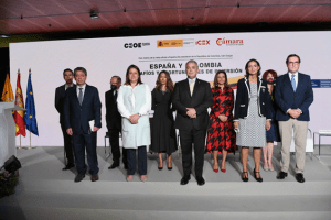 Los presidentes de CEOE y de ANDI anuncian la creación de un Consejo Empresarial España-Colombia
