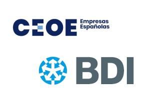 Logos de CEOE y BDI