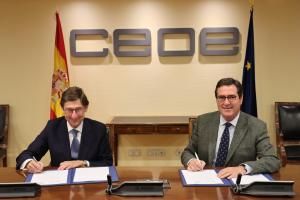 Acuerdo CEOE y Caixabank