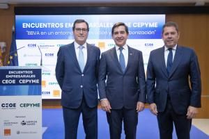 Encuentro empresarial CEOE, CEPYME y BBVA