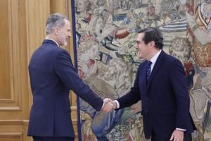 Antonio Garamendi y SM el Rey