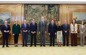 Audiencia de Felipe VI a una representación de CEOE