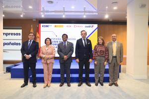 Participantes en el Encuentro Empresarial España-Ecuador en CEOE