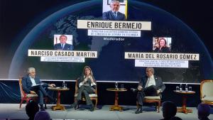 Narciso Casado durante su intervención en el encuentro organizado por el Club Nogal