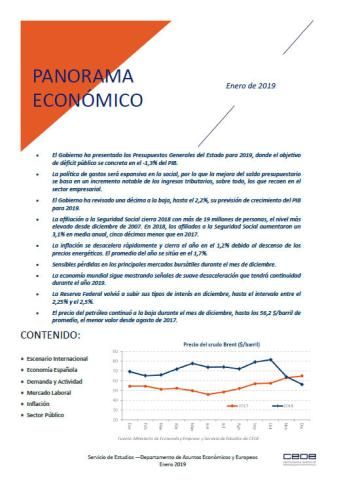 Panorama economico enero2019