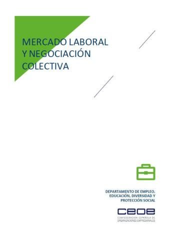 Mercado laboral y negociación colectiva -Octubre 2019