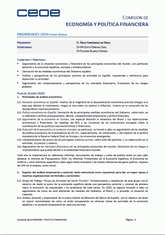 Comisión de Economía y Política Financiera