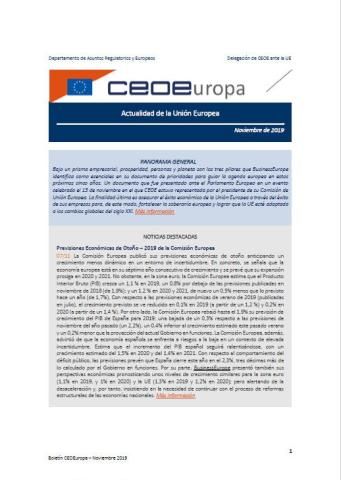 CEOE Europa - Noviembre 2019